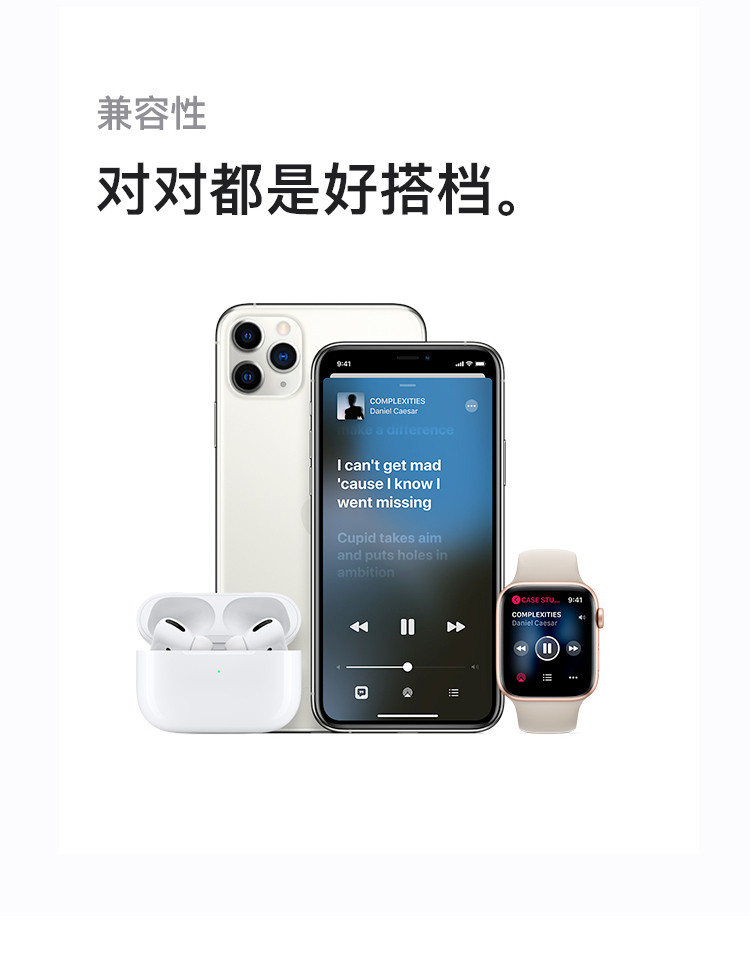 苹果/APPLE Apple AirPods Pro 配MagSafe无线充电盒 主动降噪无线蓝牙