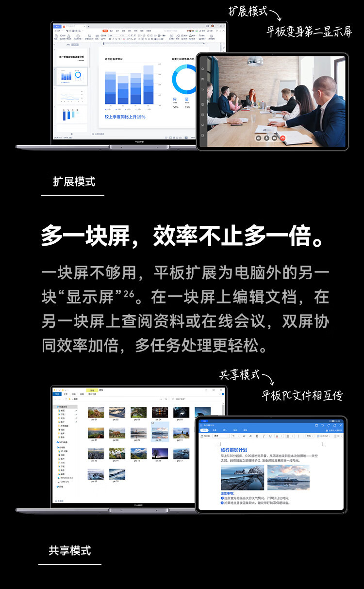 华为/HUAWEI 华为 MatePad Pro 12.6 2022款 全面屏办公平板电脑