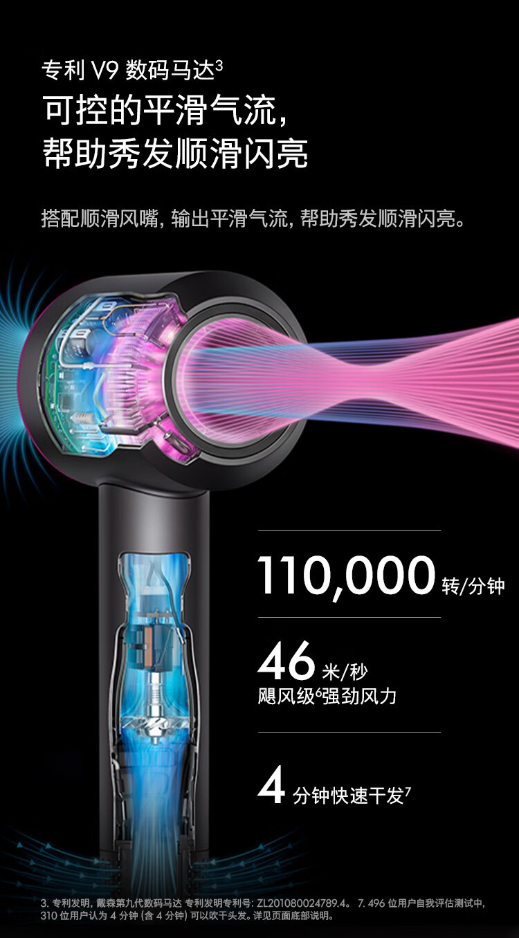 戴森/DYSON HD15 新一代吹风机