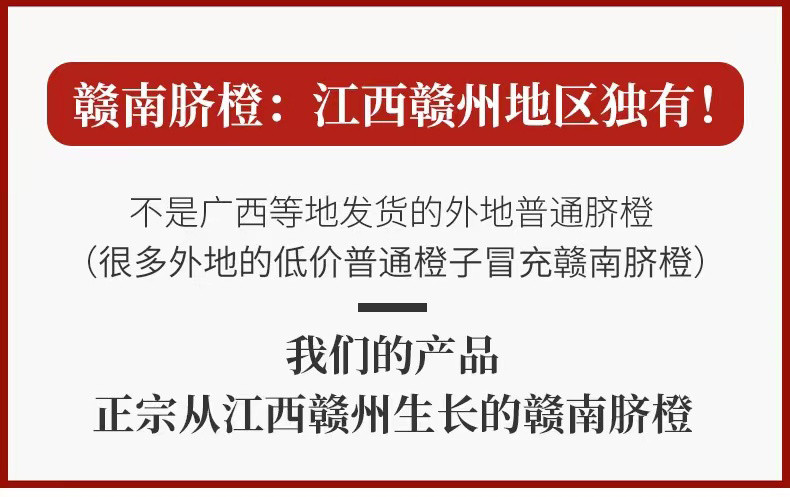 农家自产 江西赣南脐橙水果橙子自家果园现摘现发甜橙当季新鲜水果