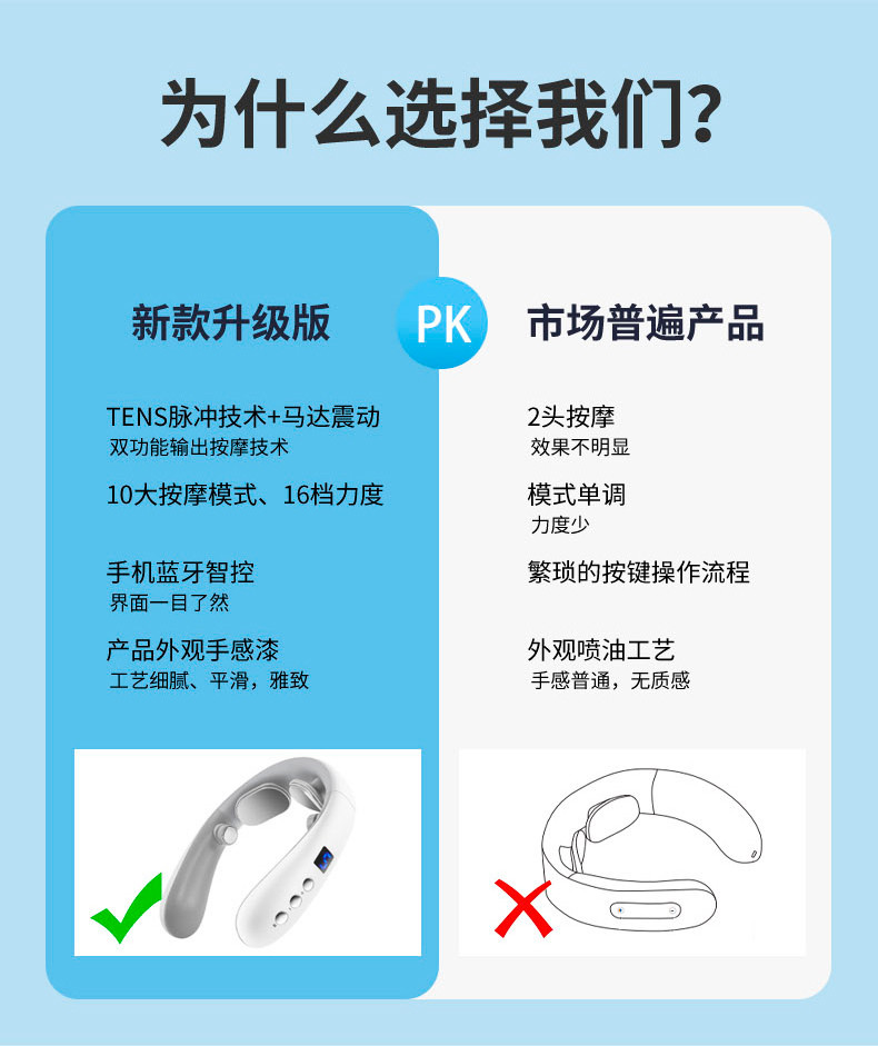 践程 颈部按摩仪Z06-10蓝牙款 Z06-10蓝牙款