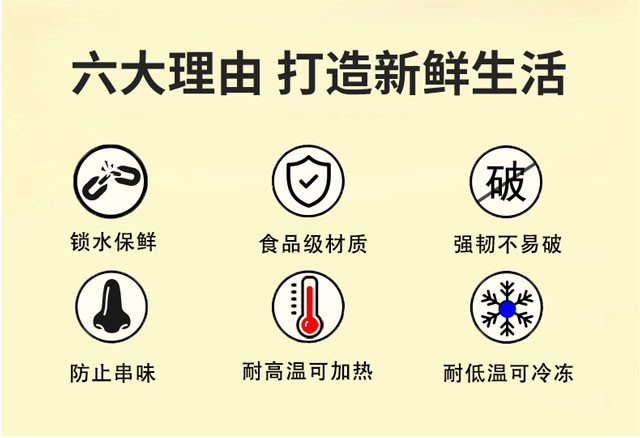  洁成 食品保鲜袋一次性食品袋冰箱微波可用大中小组合装共220只