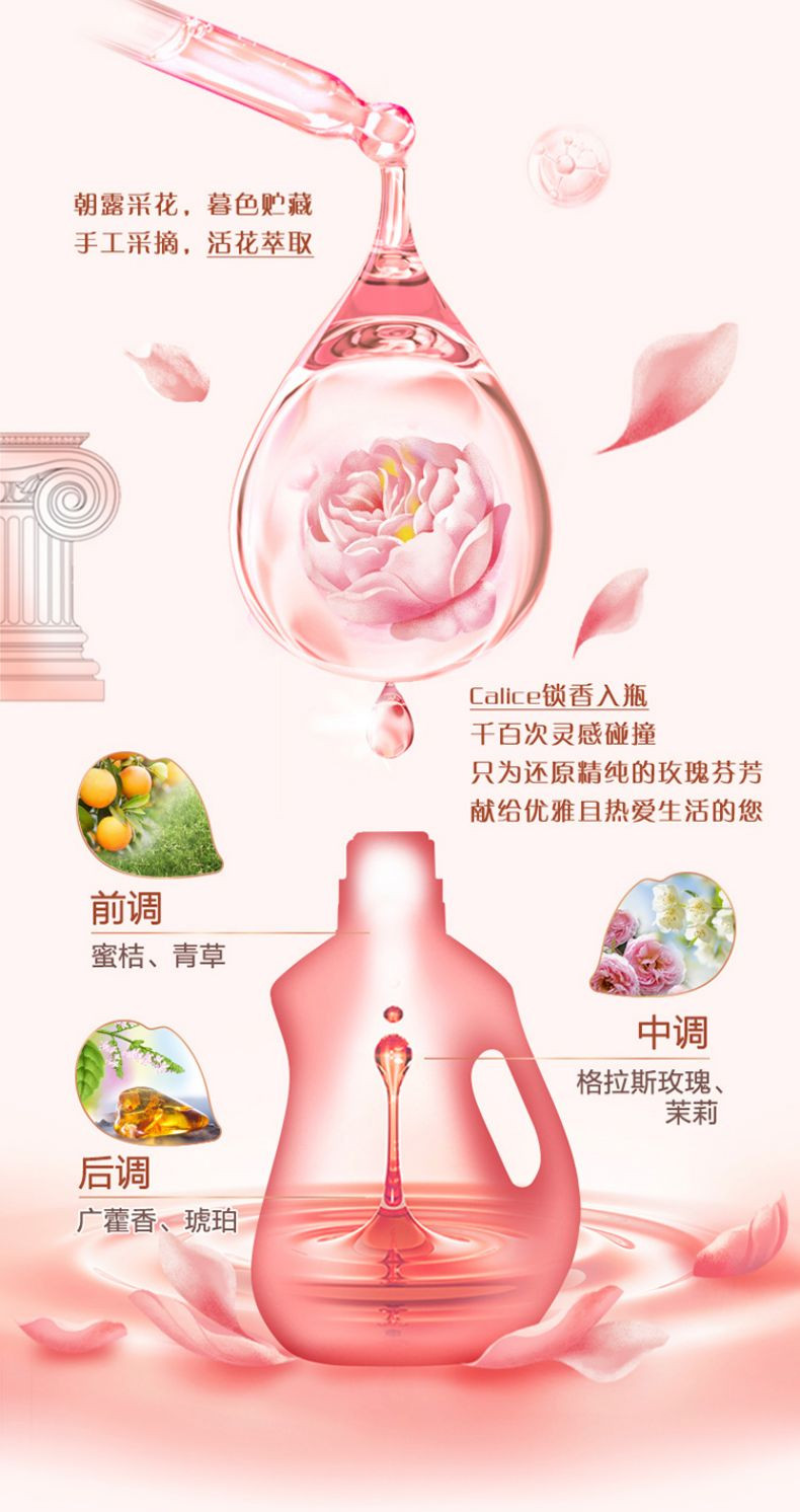 立白 大师香氛洗衣液2kg