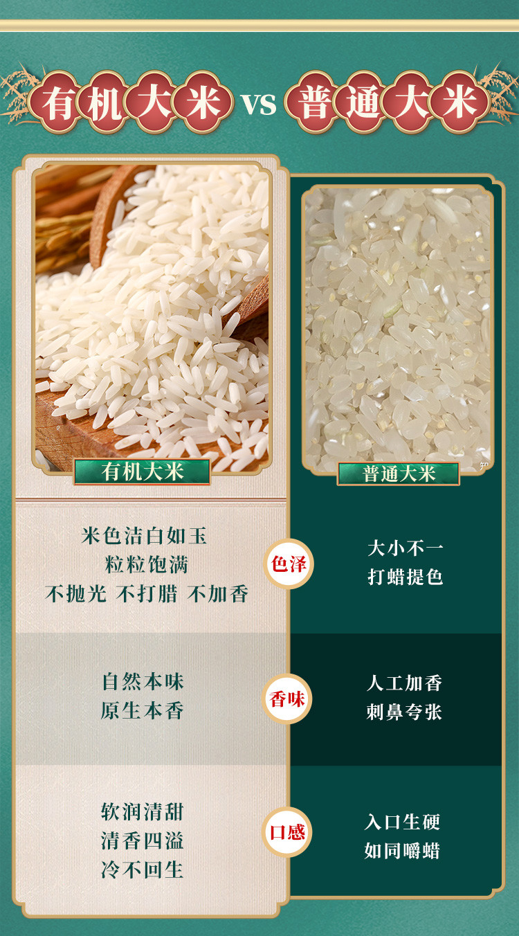 八宝贡 云南大米有机大米当季新米一级长粒香大米真空包装1kg起