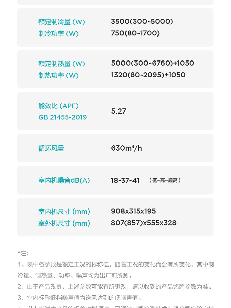 美的（Midea）大1匹直流变频新一级能效壁挂式冷暖空调 风观 KFR-26GW/N8XHA1A