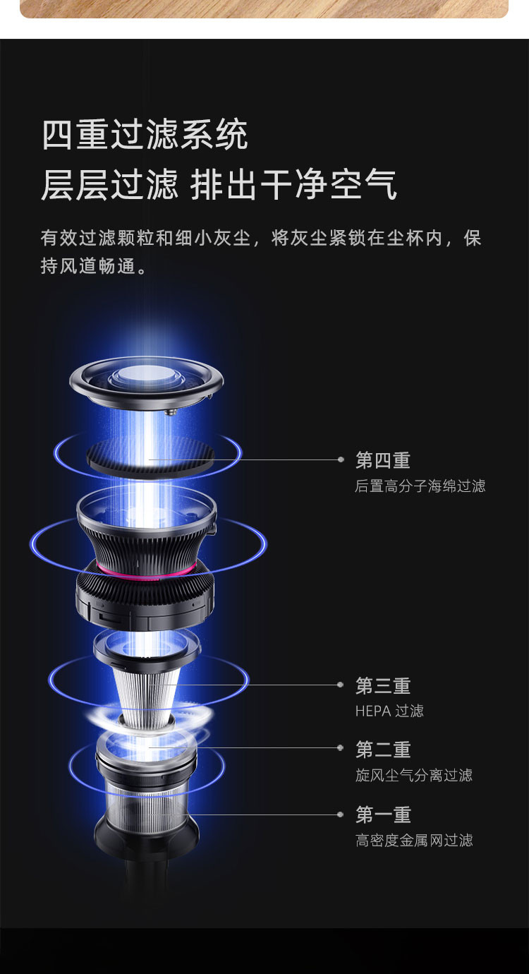 苏泊尔/SUPOR 轻量手持吸尘器