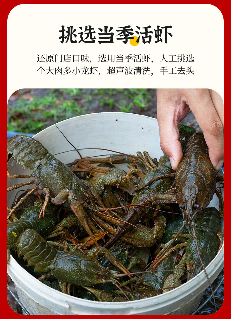 【2023年新虾】莱克麻辣龙虾尾250g（一级）加热即食虾球烤肠捞面组合