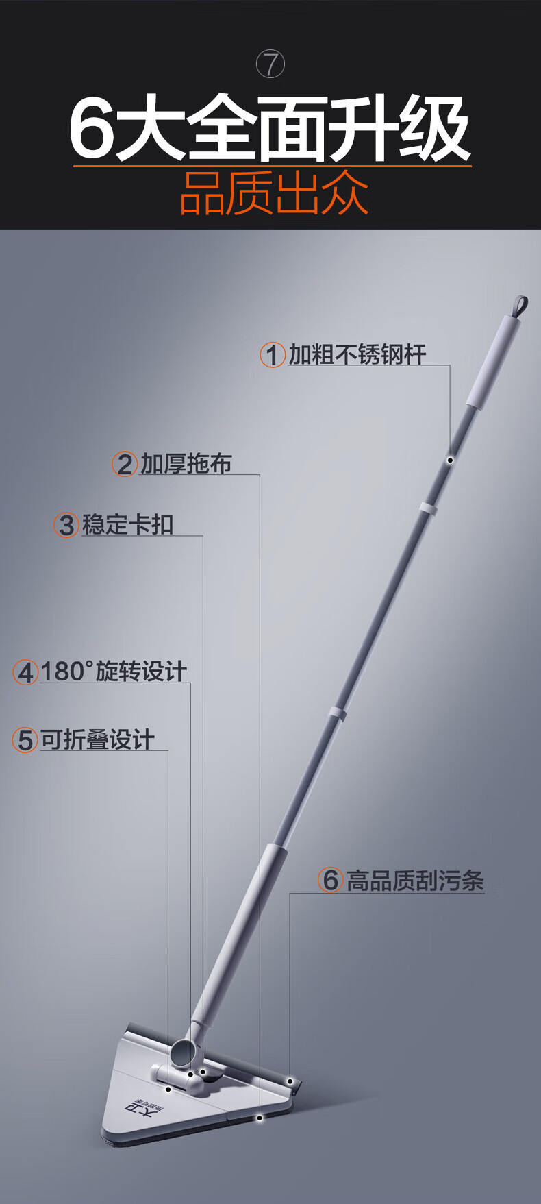 大卫  P2三角形擦窗器 创新可折叠 DP-P208