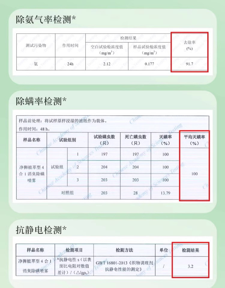 净狮  4合1消臭除螨喷雾