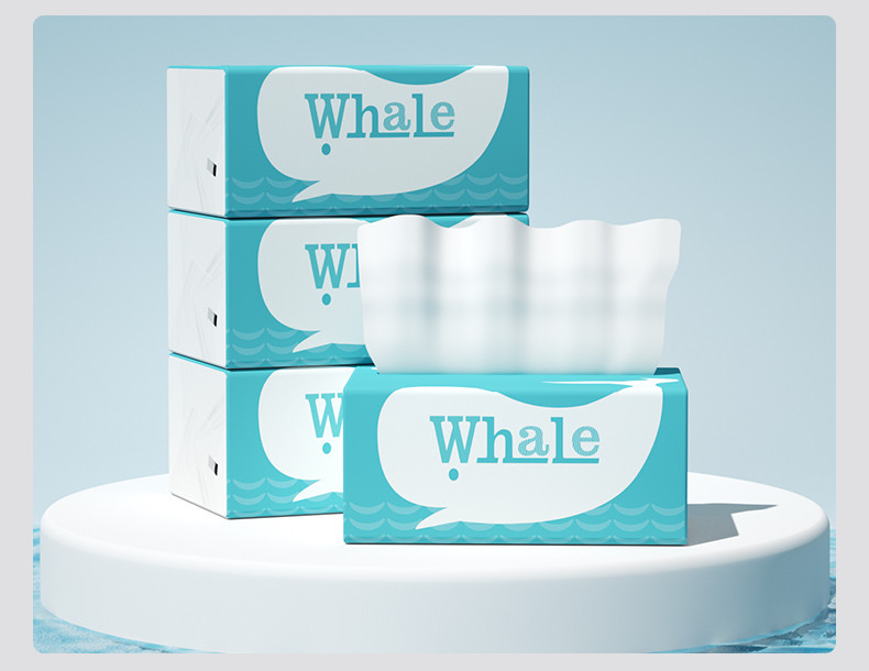 凝点/CPPC 鲸鱼宝宝大包系列原生木浆抽纸