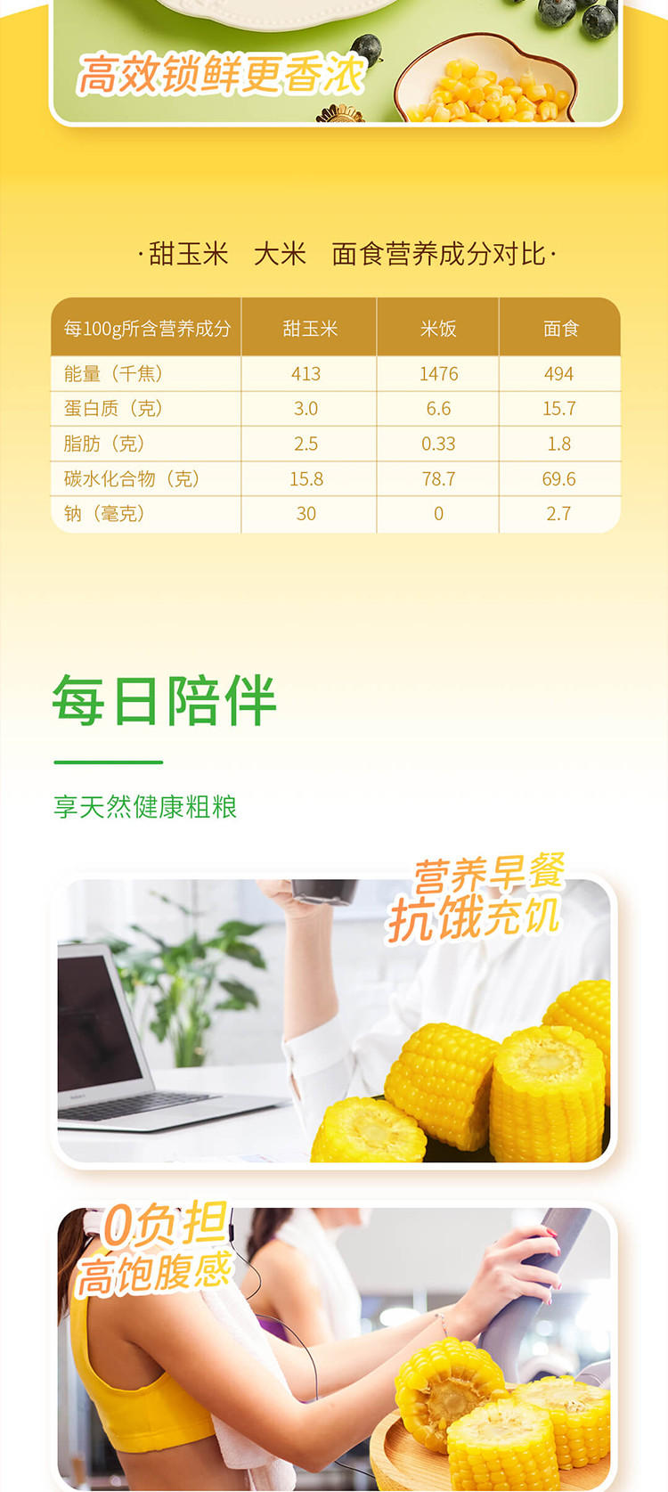 北纬47° 水果鲜玉米220g*10/盒