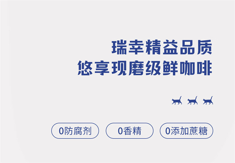  瑞幸咖啡 吸猫系列挂耳咖啡 混合装10g*6袋*/盒 尝鲜装  2种口味