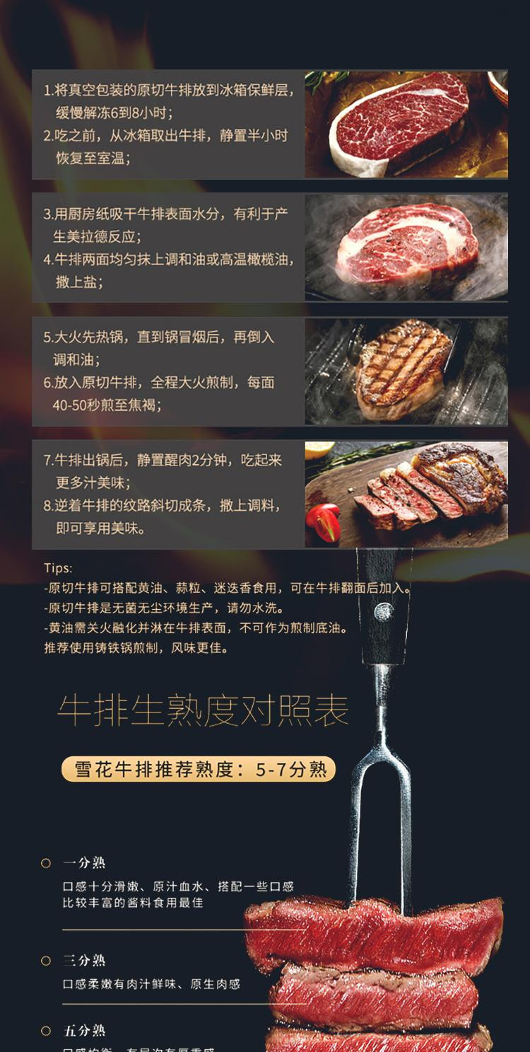 食中隽品 安格斯牛排礼盒238型 谷饲（西冷板腱沙朗）牛排 上脑烤肉片