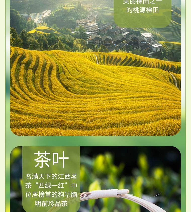 姐妹花 江西狗牯脑茶米粉105克/包