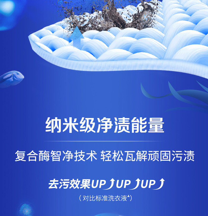 立白海洋御品精华洗衣液1kg瓶装留香去渍柔顺易漂护色护衣