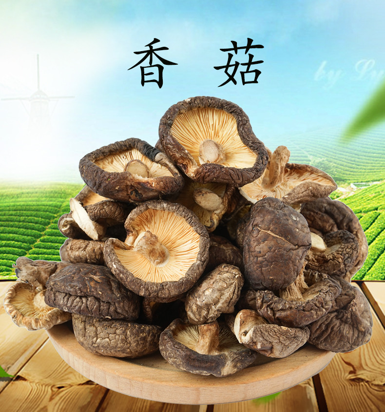 山哈兰家 剪脚香菇 肉厚干香菇 500g/袋