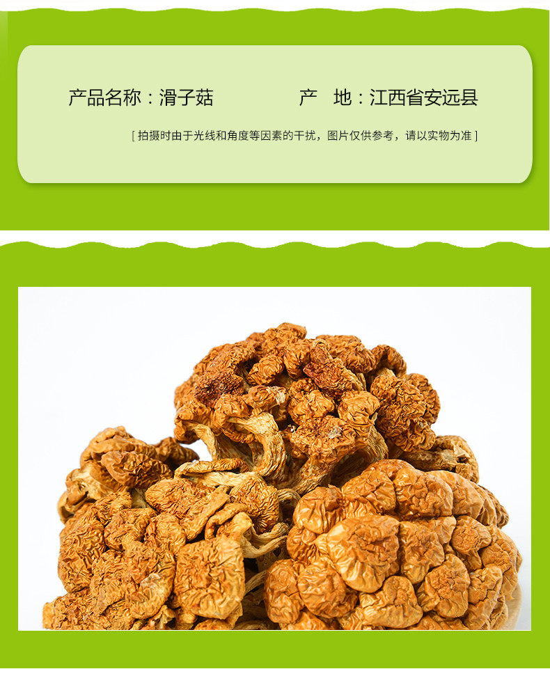 东江物语 滑子菇干货特产250g/袋 食用菌菇 煲汤