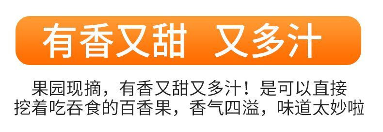 农家自产 钦蜜9号黄金百香果特大果3斤（每斤5-6个）