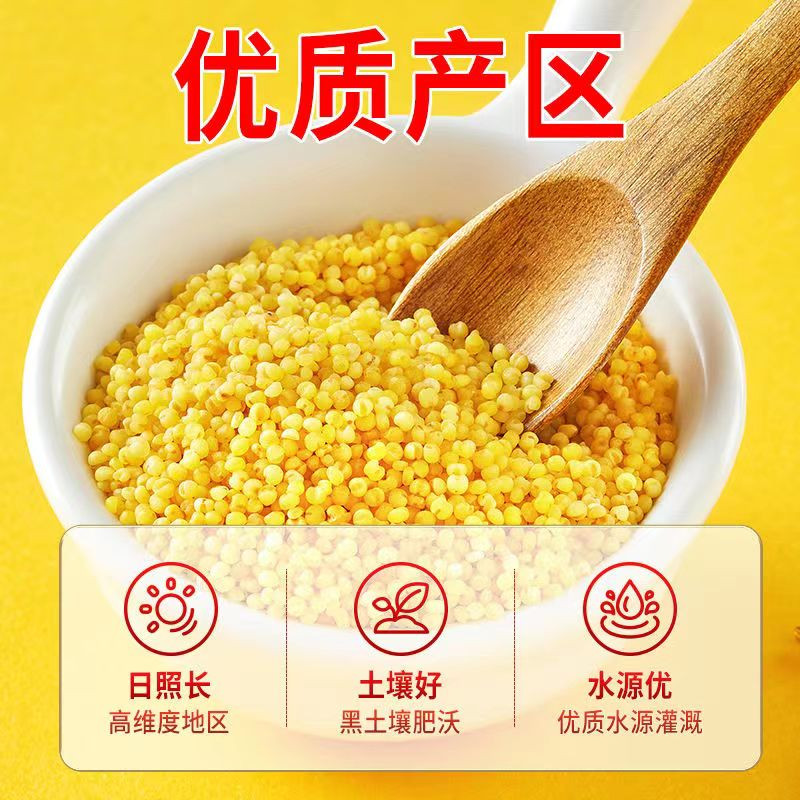 延邮情 陕西陕北农家新黄小米养胃油糯小米粥，月子米小黄米，2024新粮上市。