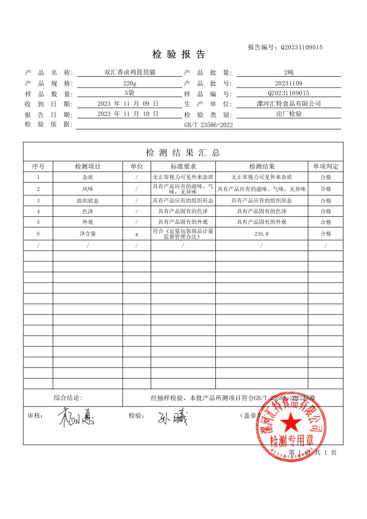 双汇 卤味猪头肉肘子组合肉 福汇鸿礼熟食礼盒 3310克