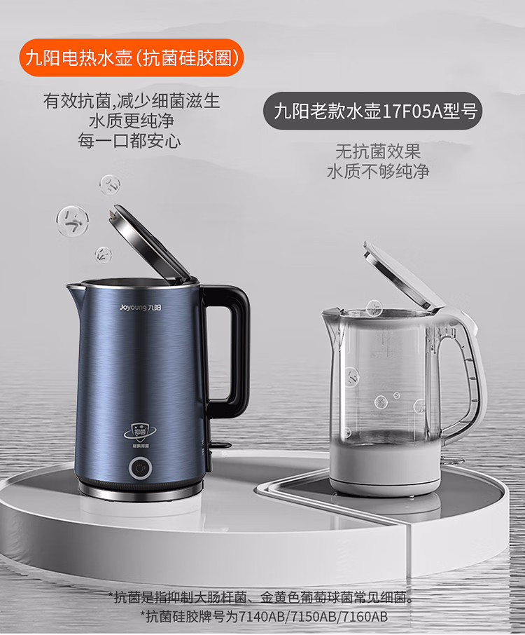 九阳/Joyoung家用低音烧水电水壶K15FD-W780