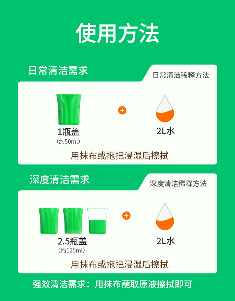 滴露/Dettol 地板清洁除菌液柠檬2L