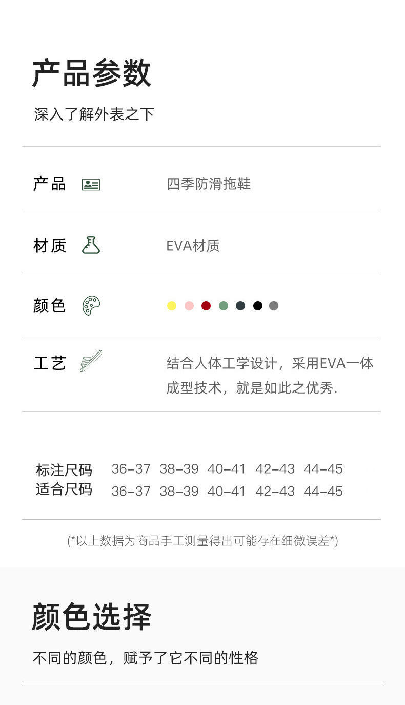 承鸟 光面拖鞋室内家居家用防滑浴室凉拖男款情侣款踩屎感新款拖鞋