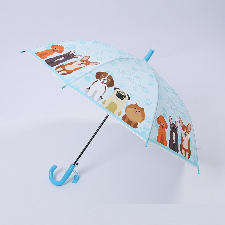 腾强飞雨 创意直杆儿童伞 长柄自动学生卡通雨伞男女幼儿园小学生专用
