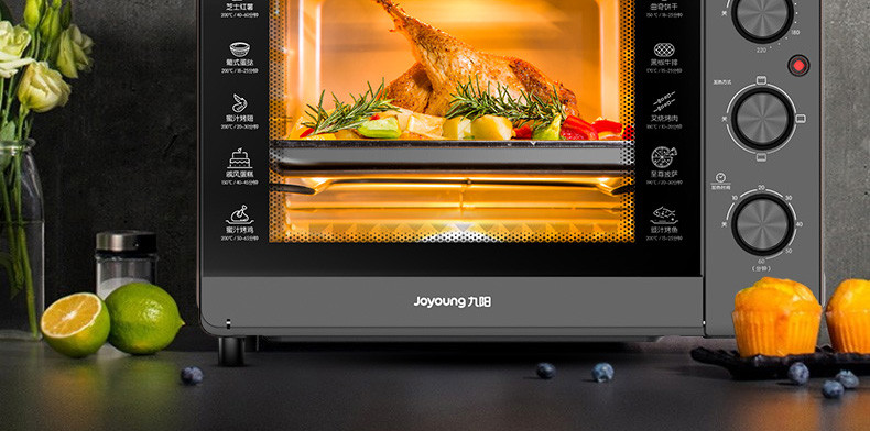 九阳/Joyoung 旋钮机械式全自动32L大容量电烤箱家用多功能全自动烤箱KX32-J12