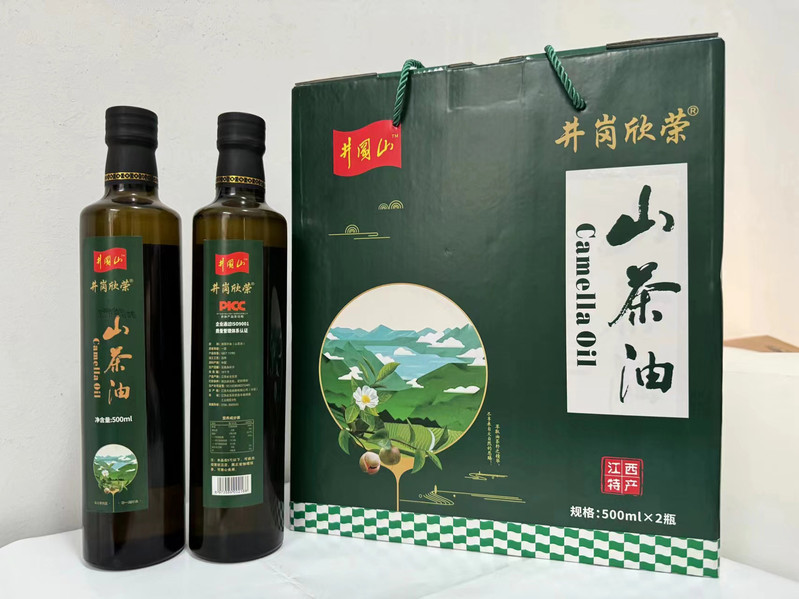 井岗欣荣 山茶油500ML*2瓶