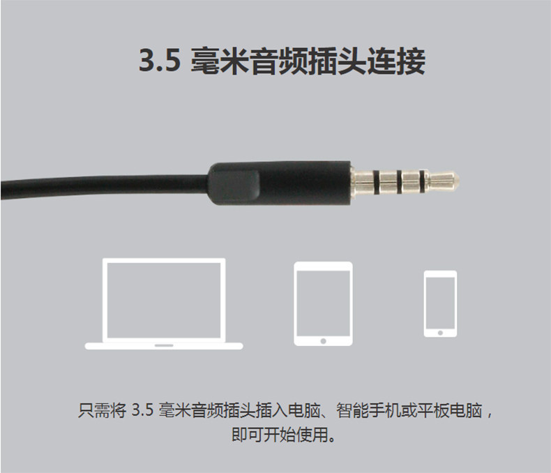 罗技/Logitech 罗技H151耳机麦克风_黑色 默认规格