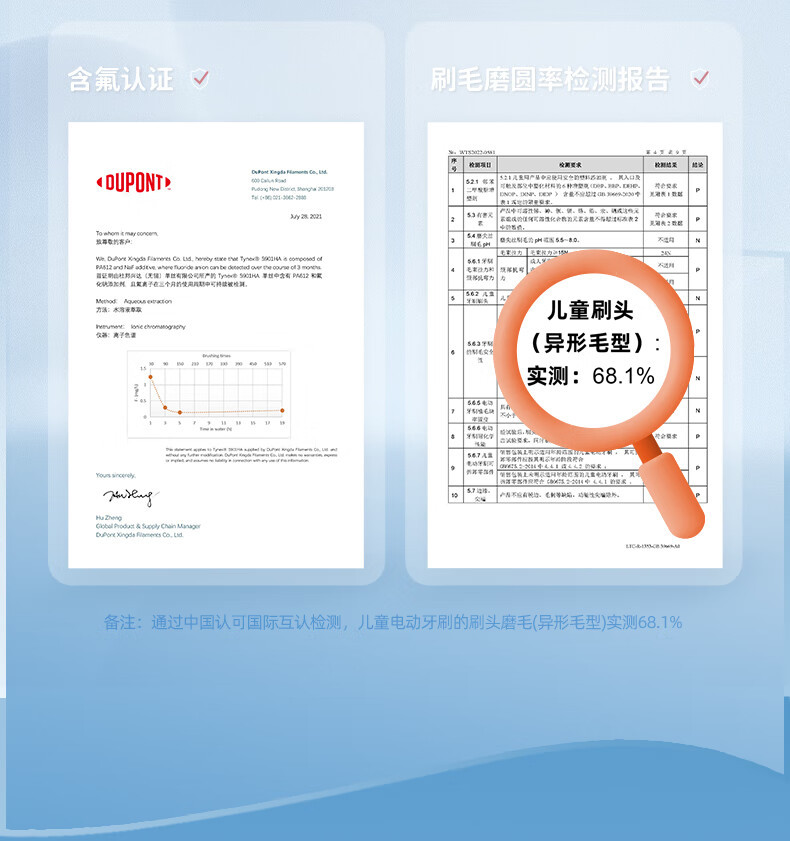 小天才 儿童电动牙刷A1K智能声波震动防水杜邦软