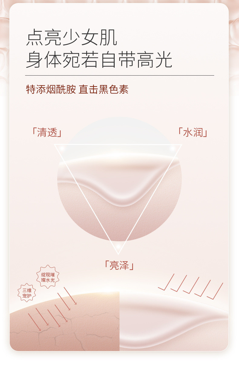 奥兰诺/ORANOT 肌享莹润丝滑身体乳滋润保湿