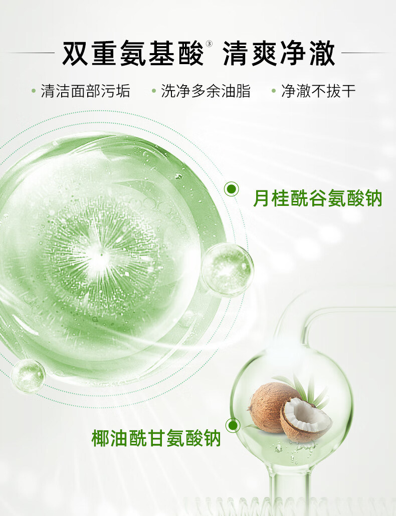 相宜本草（INOHERB） 【领劵立减10元】净澈柔嫩洁面乳100g洗面奶深层清洁