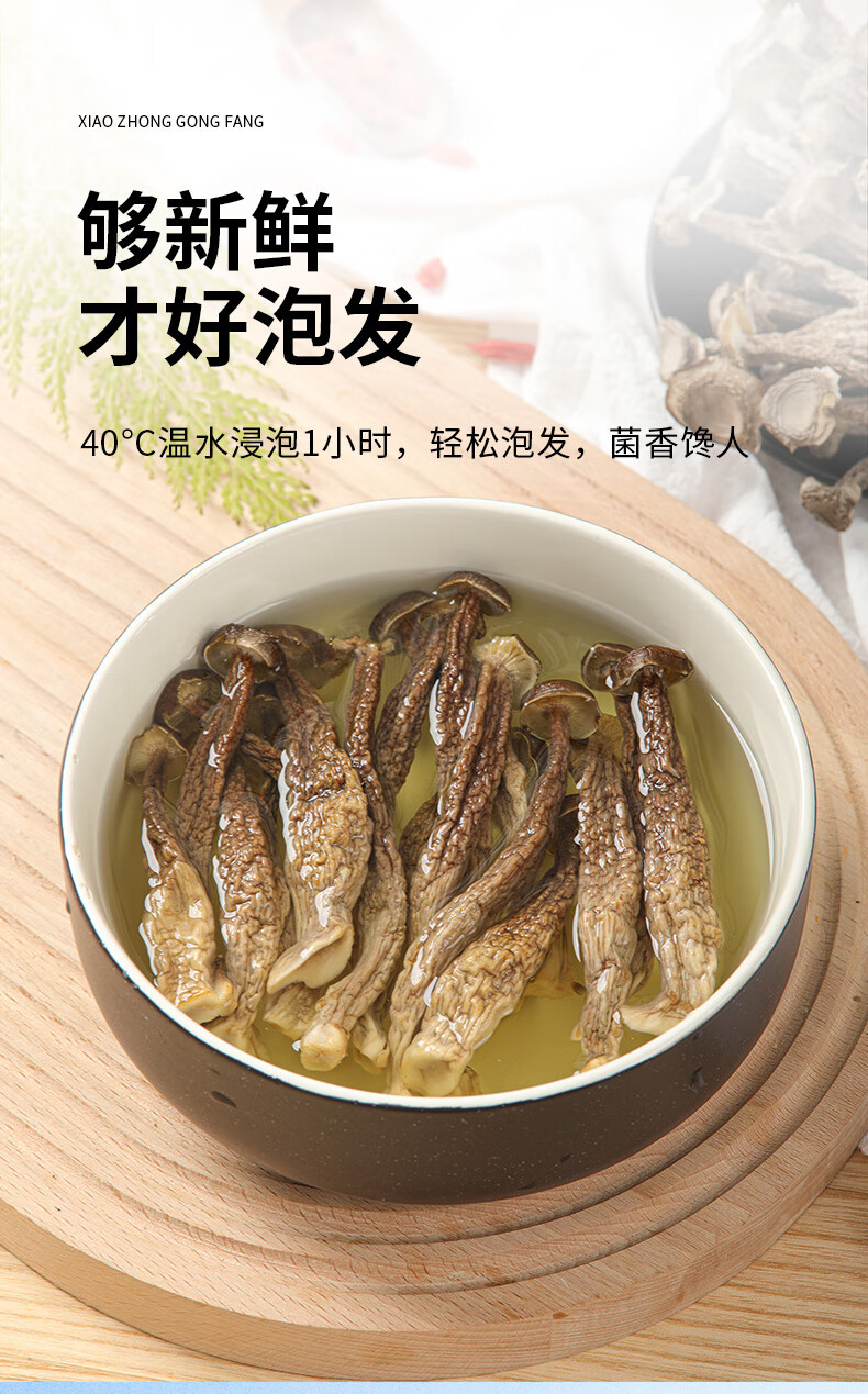  【领劵立减10元】鹿茸菇 鹿茸菌菇干货炒菜煲汤火锅食材  九养芝