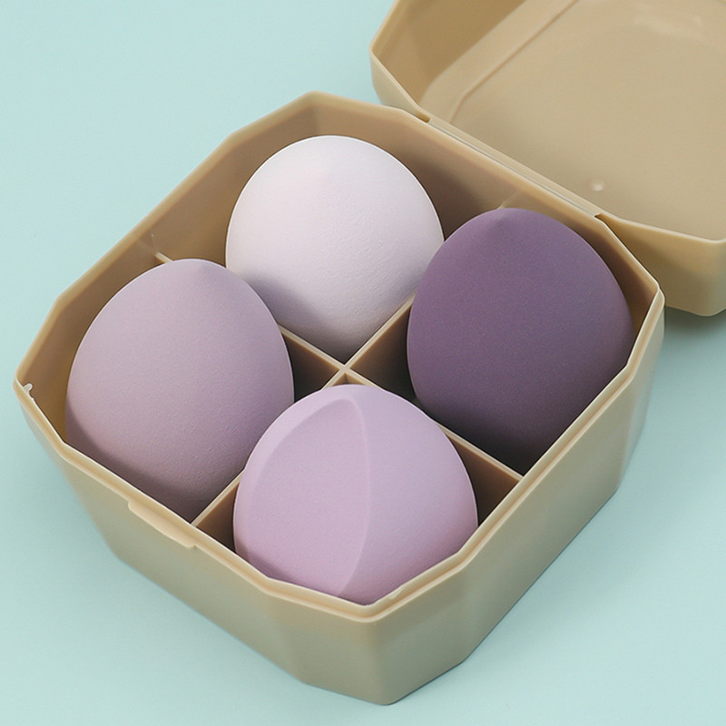  【4个仅需9.9元】 盒装美妆蛋粉扑彩妆化妆蛋 简出色