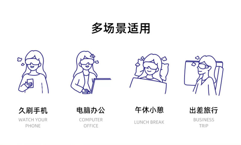  【30片劵后27.9元】 万物居 叶黄素蒸汽眼罩缓解眼疲劳居家日用热敷