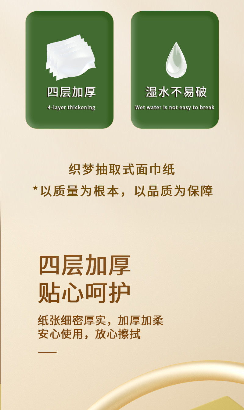 80包整箱木浆抽纸家用实惠装餐巾纸母婴适用纸巾卫生纸擦手纸批 织梦