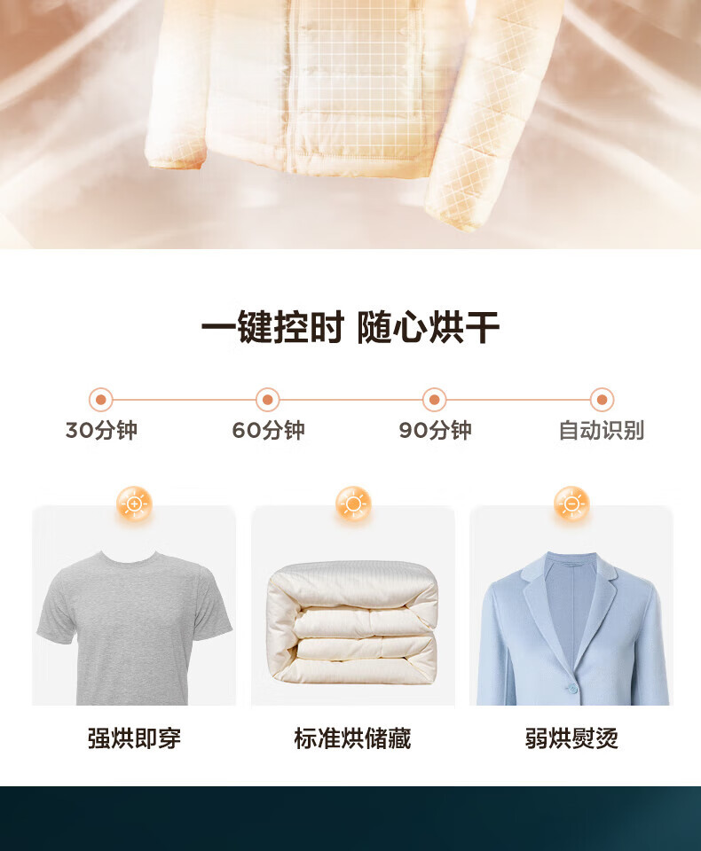 美的/MIDEA 美的10kg大容量洗衣机全自动家用变频除菌滚筒洗烘干一体MD