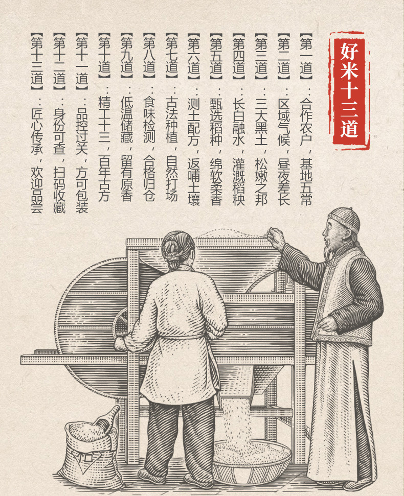 裕道府 香厨味道系列 有机五常大米2.5kg 品牌直营