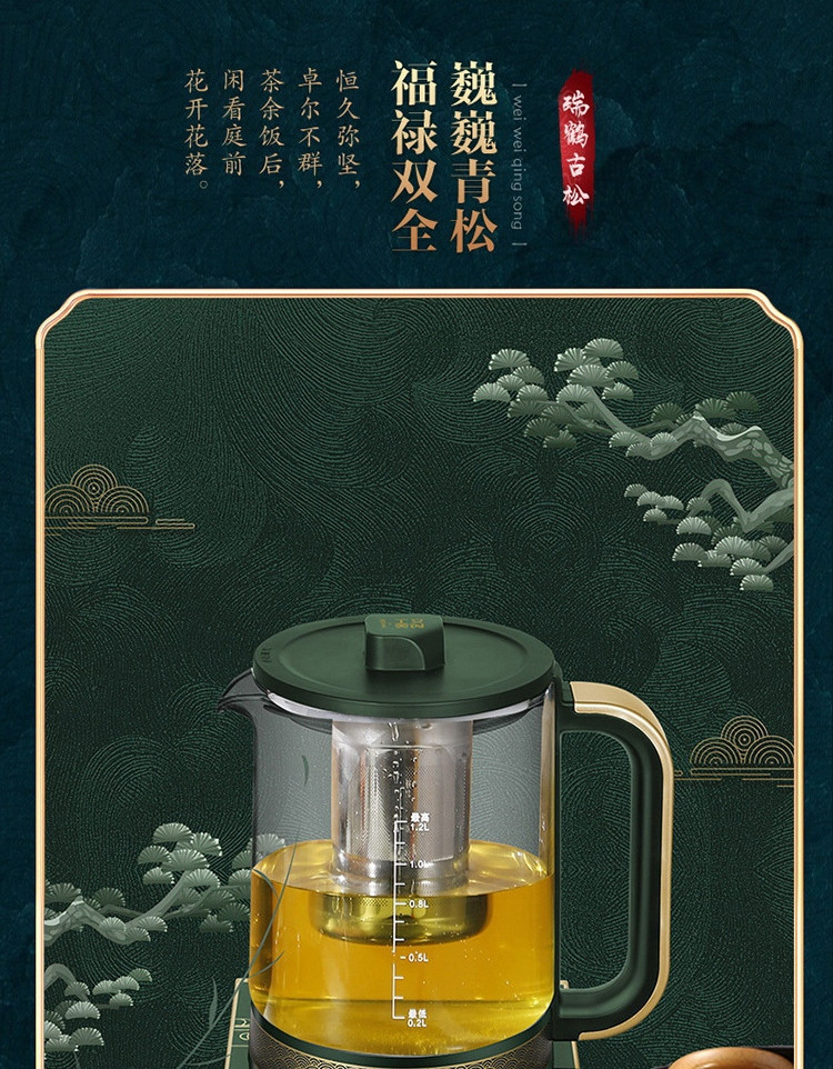 荣事达 养生壶电水壶煮茶器热水壶YSH12A01