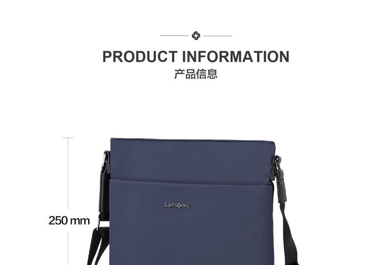 新秀丽/Samsonite 斜挎包96Q*41023深蓝色