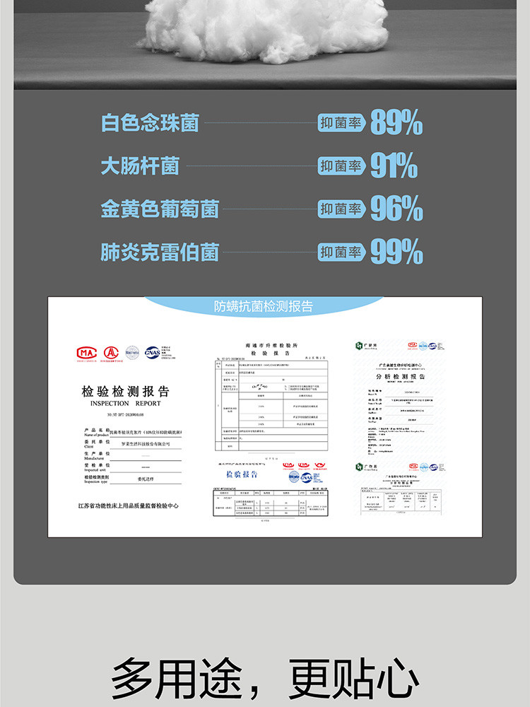 罗莱家纺 假日柠檬蚕丝抗菌空调被 1.2米/1.5米床适用