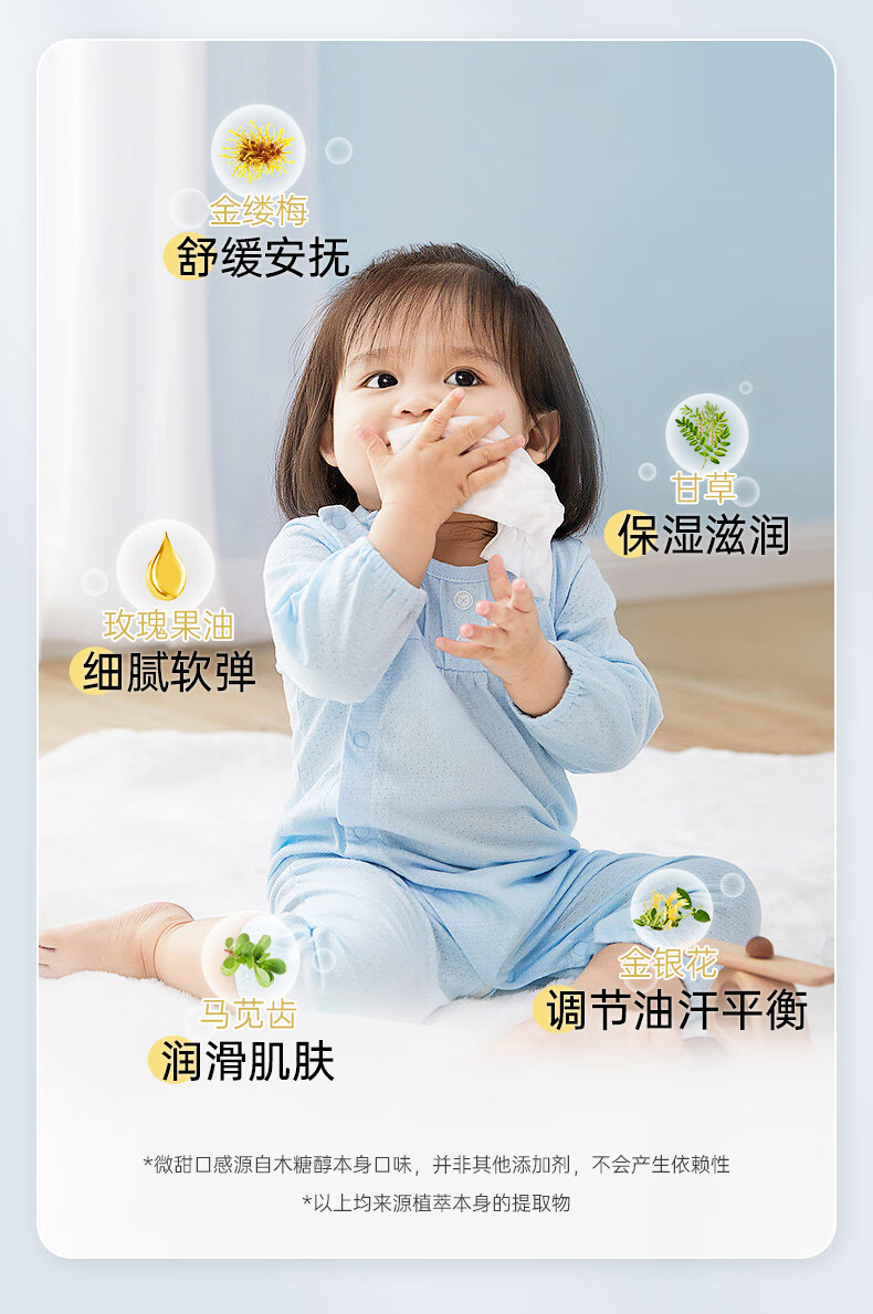 babycare BC2005028儿童湿巾(手口)-140*188mm