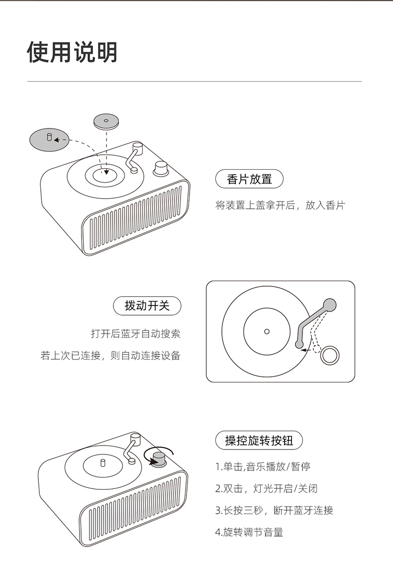 几光 香薰音箱5V  AS1-W