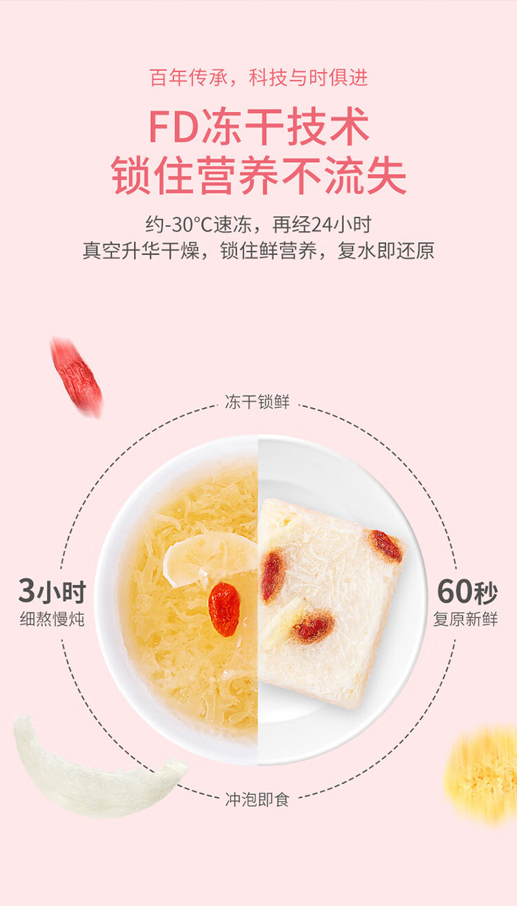 方家铺子 冻干燕窝胶养羹90g/盒装