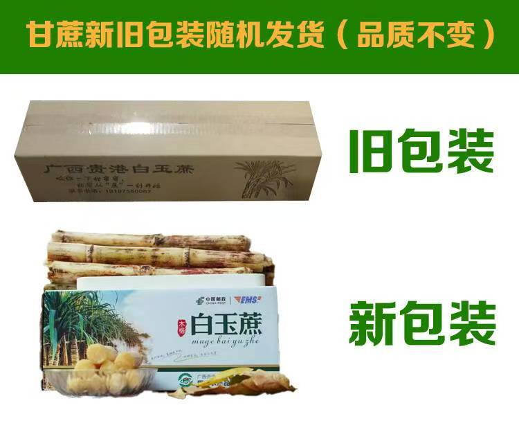 邮政农品 广西贵港木格白玉蔗5斤装