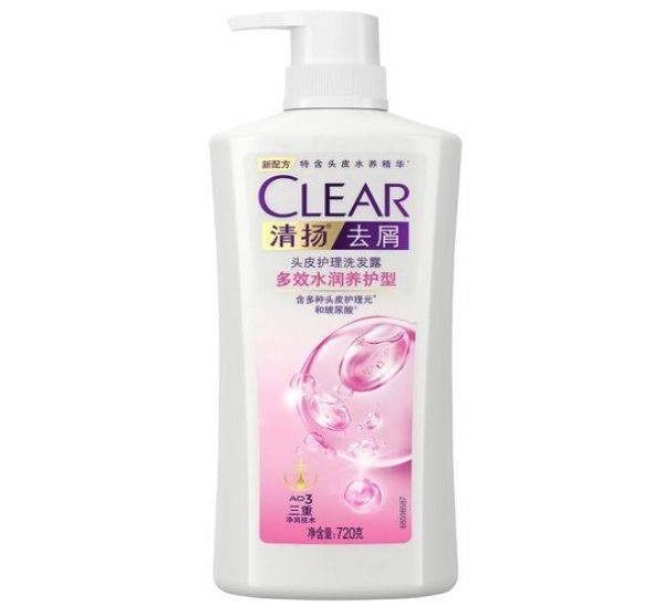 清扬/CLEAR 洗发水多效水润养护720g