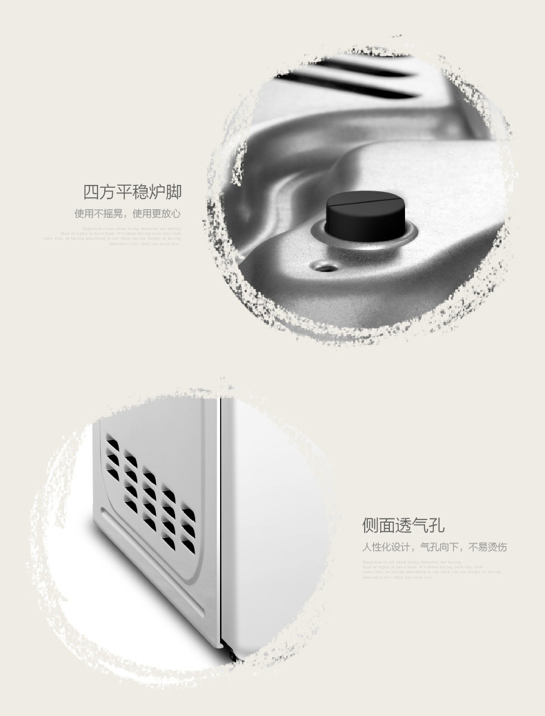 美的/MIDEA 微波炉多功能家用厨房快捷加热简单易清洁转盘式20L M100