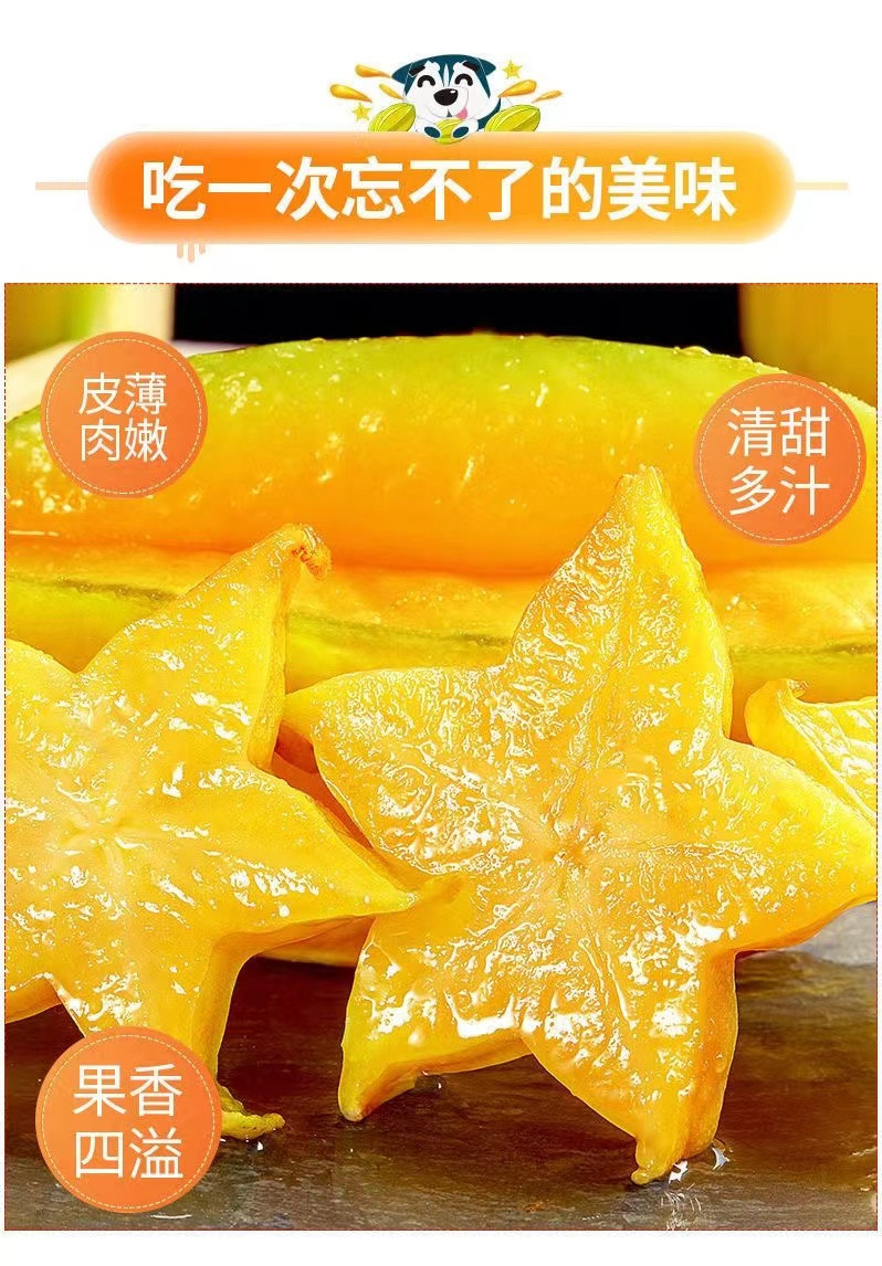 卡普瓦斯 杨桃新鲜水果应季水果洋桃精选热带水果孕妇